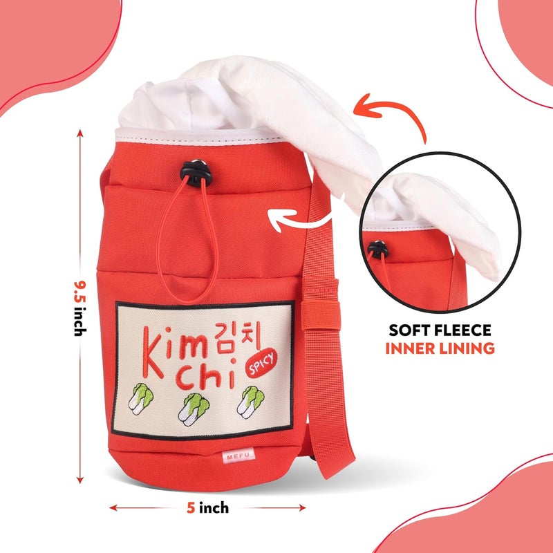 Mefu Chalk Bag for Rock Climbing, Bouldering, and Weightlifting - Asian-Inspired Design - Premium Chalk Bucket with Quick-Clip Belt, Zipper Pocket, Brush Holder - Image 5